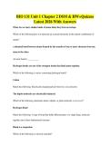 BIO 131 Unit 1 Chapter 2 DSM & HW&equals;Quizzes&NewLine;Latest 2026 With Answers
