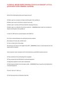 NATIONAL HOME INSPECTOR PRACTICE EXAM 2026&sol;2027 ACTUAL QUESTIONS WITH VERIFIED ANSWERS&period;&NewLine;