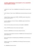 MASTER GARDENER FINAL EXAM 2026&sol;2027 ACTUAL QUESTIONS WITH VERIFIED ANSWERS&period;&NewLine;