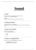 Class 9 Physics &ndash; Sound &lpar;Easy Notes &plus; Important Concepts &plus; Formulae&rpar;