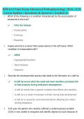 NUR 631 Final Exam Advanced Pathophysiology 2026 &vert; GCU &NewLine;&vert; Latest Update &vert; Questions & Answers &vert; Graded A&plus;
