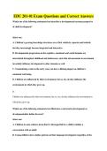 EDU 201-01 Exam Questions and Correct Answers
