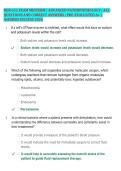 NUR 631 EXAM MIDTERM &vert; ADVANCED PATHOPHYSIOLOGY &vert; ALL &NewLine;QUESTIONS AND CORRECT ANSWERS &vert; PRE-EVALUATED A&plus; &vert; &NewLine;ASSURED SUCCESS 2026