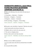 GEORGETTE MODULE 4 2026 FINAL&NewLine;PAPER PRACTICE QUESTIONS&NewLine;ANSWERS ACCURATE A&plus;