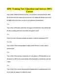 EPIC Training Test 2 Questions and Answers 100&percnt;&NewLine;Correct