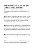 MHA 710 EXAM 3 2026 ACTUAL TEST PAPER&NewLine;COMPLETE SOLUTIONS VERIFIED
