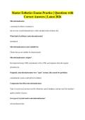 Master Esthetics Exams Practice &vert; Questions with&NewLine;Correct Answers &vert; Latest 202