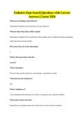 Esthetics State board&vert; Questions with Correct&NewLine;Answers &vert; Latest 2026