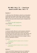 PN HESI Exit V1 2027 Study Guide &vert; Practice Questions&comma; Verified Answers & Rationales