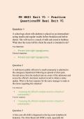 PN HESI Exit V1 2027 Study Guide &vert; Practice Questions&comma; Verified Answers & Rationales