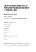 GEORGETTE REVIEW PMHNP 388 EXAM&NewLine;PREPARATION PACK 2026 KEY CONCEPTS&NewLine;AND REVISION NOTES