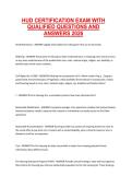HUD Certification Exam 2026 &ndash; Qualified Questions and Answers for Housing and Urban Development Certification Preparation