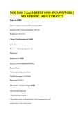 NSG 3600 Exam 4-QUESTIONS AND ANSWERS &vert;&NewLine;2026 UPDATE &vert; 100&percnt; CORRECT