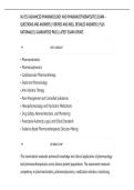 NU 553 ADVANCED PHARMACOLOGY AND PHARMACOTHERAPEUTICS EXAM &NewLine;QUESTIONS AND ANSWERS &vert; VERIFIED AND WELL DETAILED ANSWERS &vert; PLUS&NewLine;RATIONALES &vert; GUARANTEED PASS &vert; LATEST EXAM UPDATE