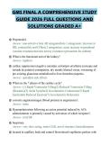 GMS FINAL A COMPREHENSIVE STUDY&NewLine;GUIDE 2026 FULL QUESTIONS AND&NewLine;SOLUTIONS GRADED A&plus;