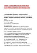 NBCOT & OTKE PRACTICE EXAM COMPLETE QUESTIONS WITH 100&percnt; VERIFIED ANSWERS 2026&sol;2027
