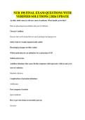 NUR 198 FINAL EXAM-QUESTIONS WITH&NewLine;VERIFIED SOLUTIONS &vert; 2026 UPDATE