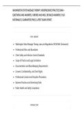WASHINGTON STATE MASSAGE THERAPY JURISPRUDENCE PRACTICE EXAM &NewLine;QUESTIONS AND ANSWERS &vert; VERIFIED AND WELL DETAILED ANSWERS &vert; PLUS&NewLine;RATIONALES &vert; GUARANTEED PASS &vert; LATEST EXAM UPDATE