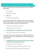 NUR 230 Exam 3 &lpar;Peds Exam 1&rpar; 2026 &vert; Galen College of &NewLine;Nursing &vert; Latest Update &vert; Questions & Answers &vert; Graded A&plus;