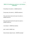 CHEM 134 Final Questions and Answers with Solutions UPDATED&excl;&excl;&excl;&period;