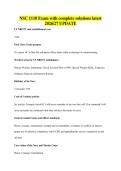 NSC 1110 Exam with complete solutions latest&NewLine;2026&sol;27 UPDATE