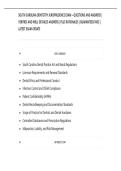 SOUTH CAROLINA DENTISTRY JURISPRUDENCE EXAM &ndash; QUESTIONS AND ANSWERS &vert;&NewLine;VERIFIED AND WELL DETAILED ANSWERS &vert; PLUS RATIONALES &vert; GUARANTEED PASS &vert;&NewLine;LATEST EXAM UPDATE