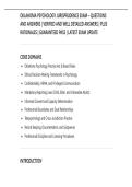 OKLAHOMA PSYCHOLOGY JURISPRUDENCE EXAM &ndash; QUESTIONS&NewLine;AND ANSWERS &vert; VERIFIED AND WELL DETAILED ANSWERS &vert; PLUS&NewLine;RATIONALES &vert; GUARANTEED PASS &vert; LATEST EXAM UPDATE