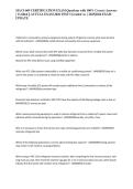 MACS 609 CERTIFICATION EXAM Questions with 100&percnt; Correct Answers &vert; Verified &vert;&vert; ACTUAL EXAM 2026 TEST&excl;&excl; Graded A&plus; &vert; 2025&vert;2026 EXAM UPDATE&NewLine;