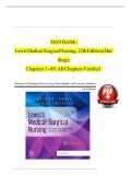 Test bank for Lewis-s medical surgical nursing 12th edition by Mariann M&period; Harding Jeff&period;
