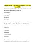 Nurs 621 Exam 2 Questions with Correct Answers &vert;&NewLine;Latest 2026