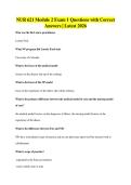 BUNDLE OF NURS 621 EXAMS QUESTIONS AND ANSWERS