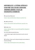 MICROBIOLOGY A SYSTEMS APPROACH&NewLine;EXAM PREP 2026 SOLVED QUESTIONS&NewLine;ANSWERS GRADED A PLUS LAB&NewLine;DIAGNOSTICS HANDBOOK
