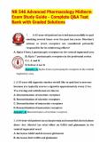NR 546 Advanced Pharmacology Midterm Exam Study Guide &ndash; Complete Q&A Test Bank with Graded Solutions&period;pdf&NewLine;&NewLine;