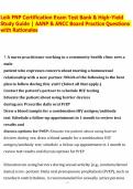 Leik FNP Certification Exam Test Bank & High-Yield Study Guide AANP & ANCC Board Practice Questions with Rationales&period;pdf&NewLine;&NewLine;