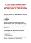 PSY 357 FINAL EXAM QUESTIONS NEURAL PATHWAYS&comma; SYNAPTIC PLASTICITY&comma; BRAIN LESIONS&comma; COGNITIVE DISORDERS&comma; ERPS&comma; AND NEUROTRANSMITTER SYSTEMS &ndash; WITH CORRECT ANSWERS AND IN-DEPTH EXPLANATIONS