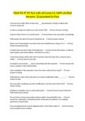 TDLR PSI PT &num;5 Test with all Correct & 100&percnt; Verified Answers &vert;Guaranteed to Pass
