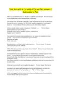 TDLR Test with all Correct & 100&percnt; Verified Answers &vert;Guaranteed to Pass