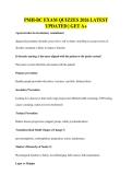 BUNDLE OF PMH-BC EXAMS QUESTIONS AND ANSWERS
