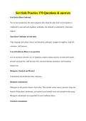 ServSafe Practice 170 Questions & answers