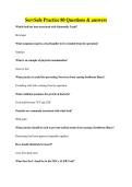 BUNDLE OF SERVSAFE EXAMS QUESTIONS AND ANSWERS