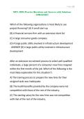 MFT- MBA Practice Questions and Answers with Solutions UPDATED&excl;&excl;&excl;&period;