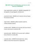 MBA MFT Study Cards Questions and Answers with Solutions UPDATED&excl;&excl;&excl;&period;