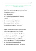 ETS MBA STUDY GUIDE EXAM QUESTIONS AND ANSWERS WITH SOLUTIONS UPDATED&excl;&excl;&excl;&period;
