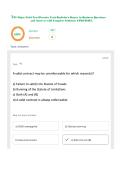 ETS Major Field Test &lpar;Practice Test&rpar; Bachelor-s Degree in Business Questions and Answers with Complete Solutions UPDATED&excl;&excl;&excl;&period;
