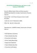ETS FINAL EXAM Questions and Answers with Solutions UPDATED&excl;&excl;&excl;&excl;&period;