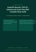 CompTIA Security&plus; SY0-701 Certification Bundle Actual Exam 2026&sol;2027 &ndash; Detailed Rationales &vert; 100&percnt; Verified &ndash; Pass Guaranteed &ndash; A&plus; Graded