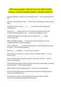 TDLR Test Questions with all Correct & 100&percnt; Verified Answers &vert;Actual Complete Update &vert;Already Graded A&plus;