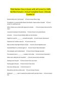 TDLR Barber Class A Exam with all Correct & 100&percnt; Verified Answers &vert;Actual Complete Exam &vert;Already Graded A&plus;