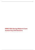 MIMG 185A Spring Midterm Exam Answer Key and Solutions verified