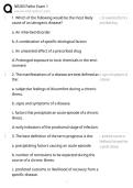 NR283 Pathophysiology Exam 1 Study Guide &vert; Key Concepts&comma; Disease Processes & Practice Review